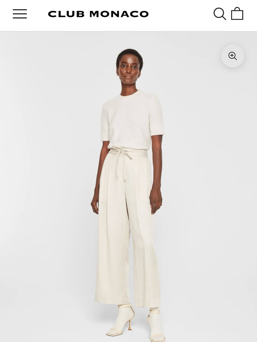 Club Monaco Signature Elasticated Trouser